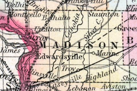 Madison County, Illinois 1857
