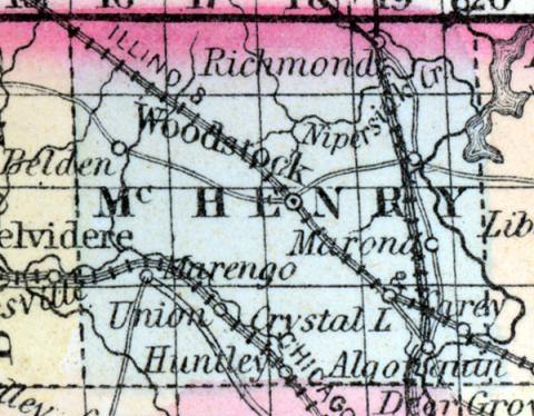 McHenry County, Illinois 1857