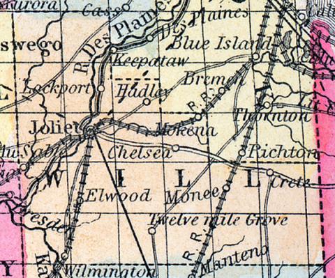 Will County, Illinois 1857