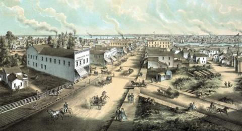 Oshkosh Wisconsin 1860