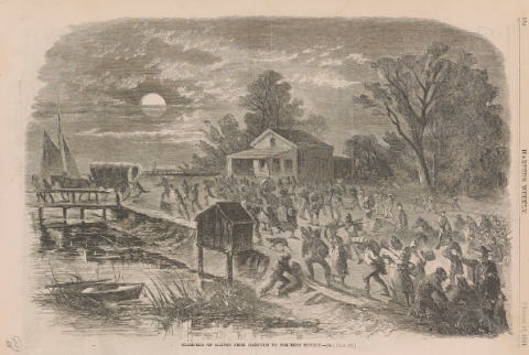 stampede at Fort Monroe