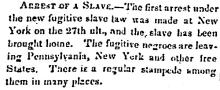 Arrest of a Slave