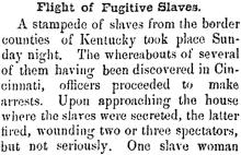 Flight of Fugitive Slaves