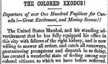 The Colored Exodus!