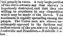 Slave Stampede in Kentucky