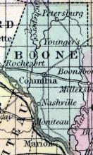 Boone County, Missouri 1857