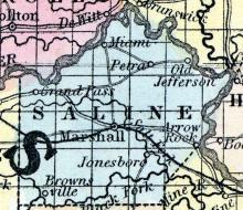 Saline County, Missouri, 1857
