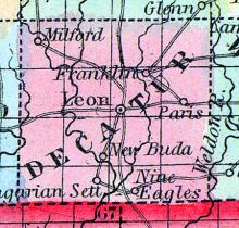 Decatur County, Iowa 1857