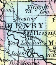 Henry County, Iowa 1857