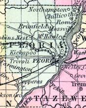 Peoria County, Illinois 1857