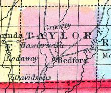 Taylor County, Iowa 1857