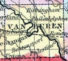 Van Buren County, Iowa 1857