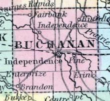 Buchanan County, Iowa 1857