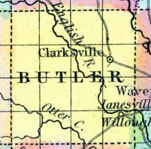 Butler County, Iowa 1857