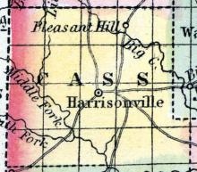 Cass County, Missouri 1857