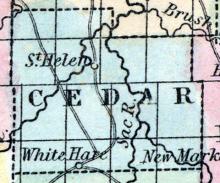 Cedar County, Missouri 1857