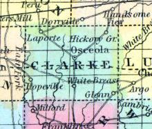 Clarke County, Iowa 1857