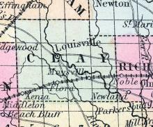 Clay County, Illinois 1857