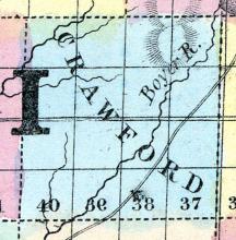 Crawford County, Iowa 1857