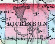 Dickinson County, Iowa 1857