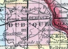 Dubuque County, Iowa 1857