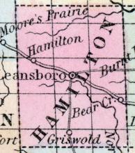 Hamilton County, Illinois 1857