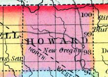 Howard County, Iowa 1857