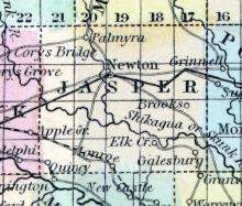 Jasper County, Iowa 1857