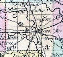 Johnson County, Iowa 1857