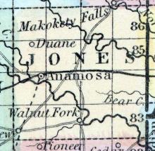 Jones County, Iowa 1857