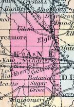 Kane County, Illinois 1857