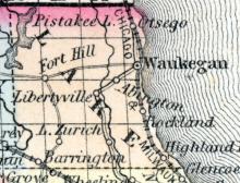 Lake County, Illinois 1857