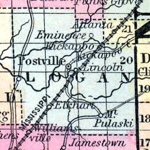 Logan County, Illinois 1857