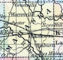 Mahaska County, Iowa 1857