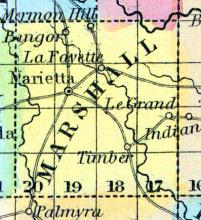 Marshall County, Iowa 1857