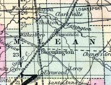 McLean County, Illinois  1857