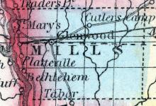 Mills County, Iowa 1857
