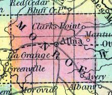 Monroe County, Iowa 1857