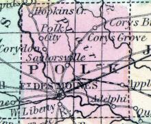 Polk County, Iowa 1857