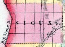 Sioux County, Iowa 1857