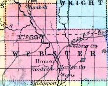 Webster County, Iowa 1857