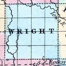 Wright County, Iowa 1857