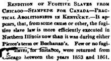 Rendition of Fugitive Slaves from Chicago