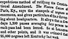 Order of Pass Papers in Kentucky