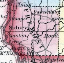 Fremont County, Iowa 1857