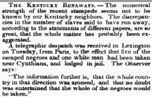 Kentucky Runaways
