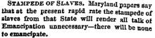 Stampede of Slaves
