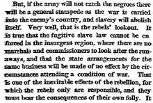 The War and Slavery