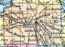 Dane County, WI 1857