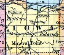 Iowa County, Wisconsin 1857